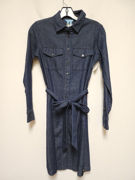 Dress Casual Short By Draper James In Blue Denim, Size: Xs