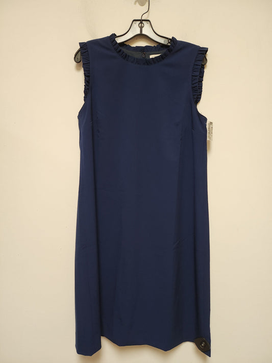 Dress Casual Midi By J. Crew In Blue, Size: Xl