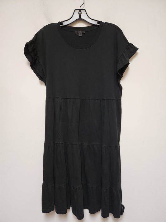 Dress Casual Midi By J. Crew In Black, Size: M