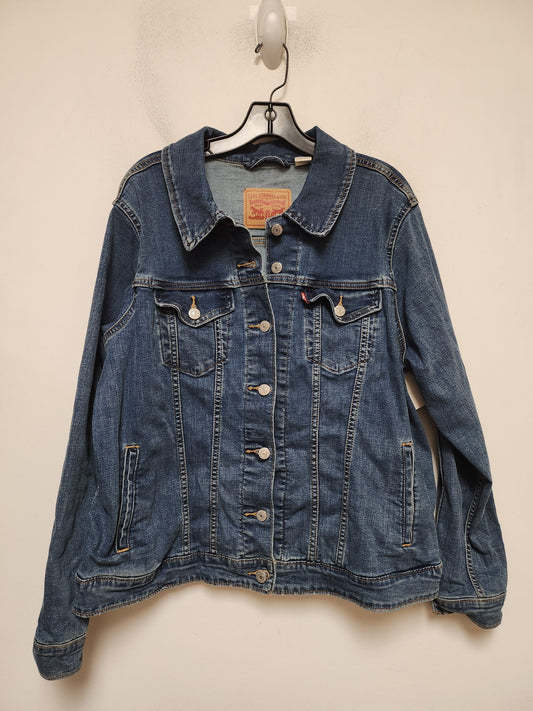 Jacket Denim By Levis In Blue Denim, Size: 2x