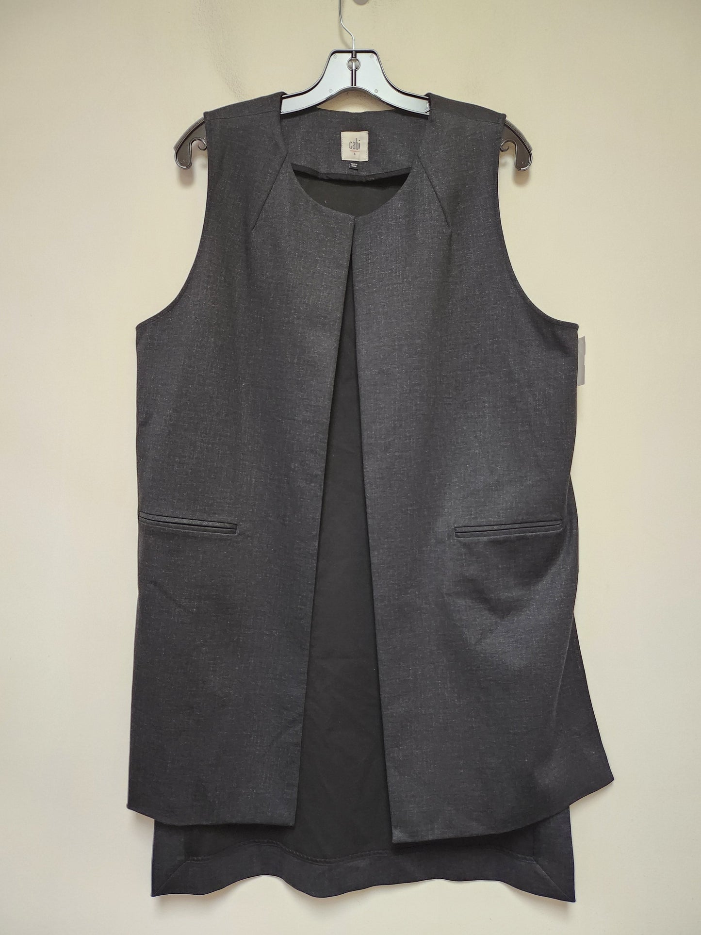 Vest Other By Cabi In Black, Size: L