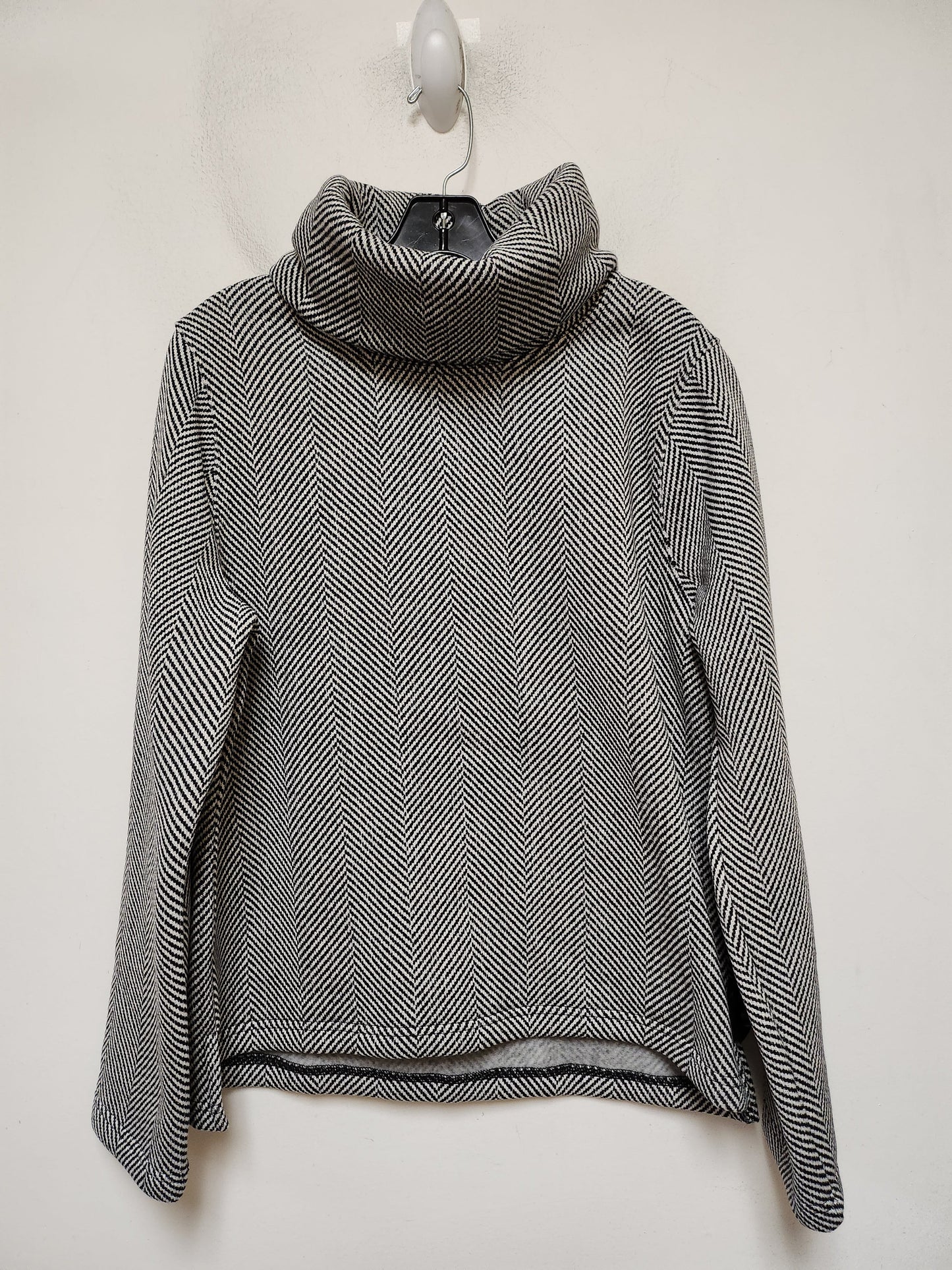 Sweater By J. Crew In Black & White, Size: Xl