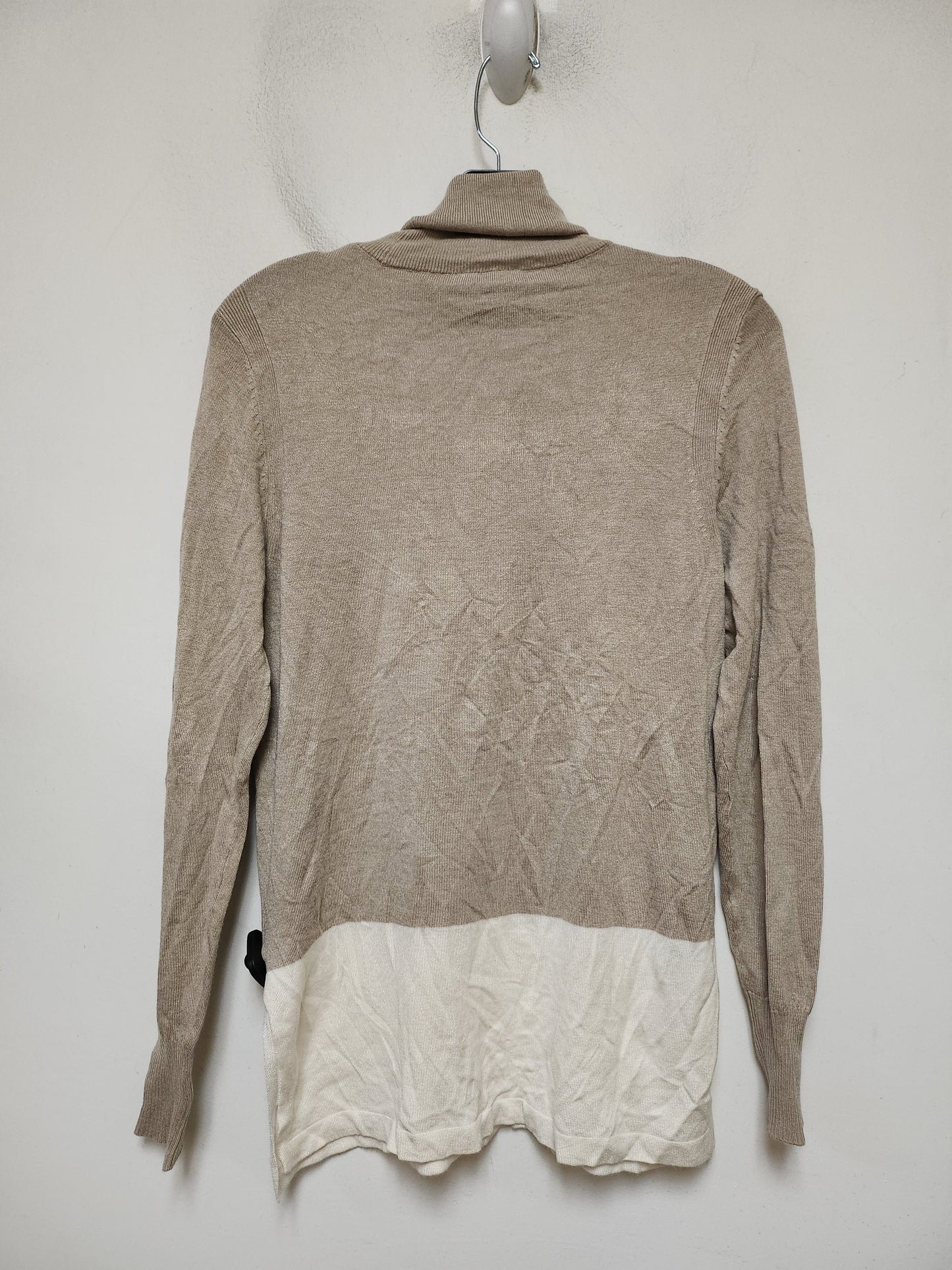 Top Long Sleeve By Ann Taylor In Tan, Size: Xs