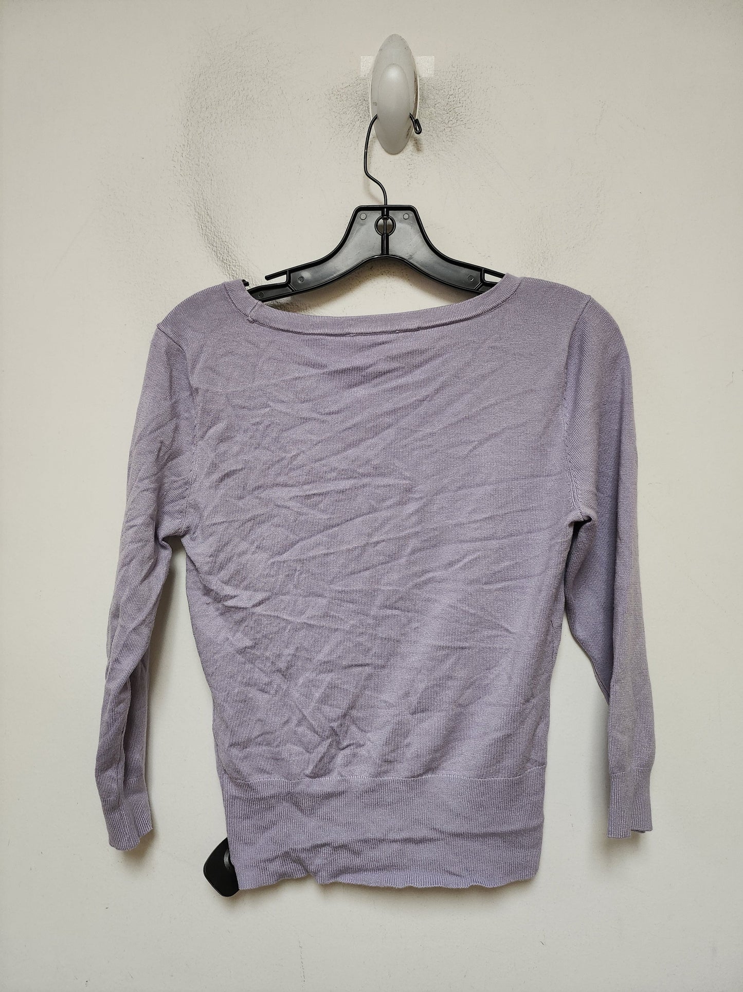 Sweater Cardigan By White House Black Market In Purple, Size: Xs