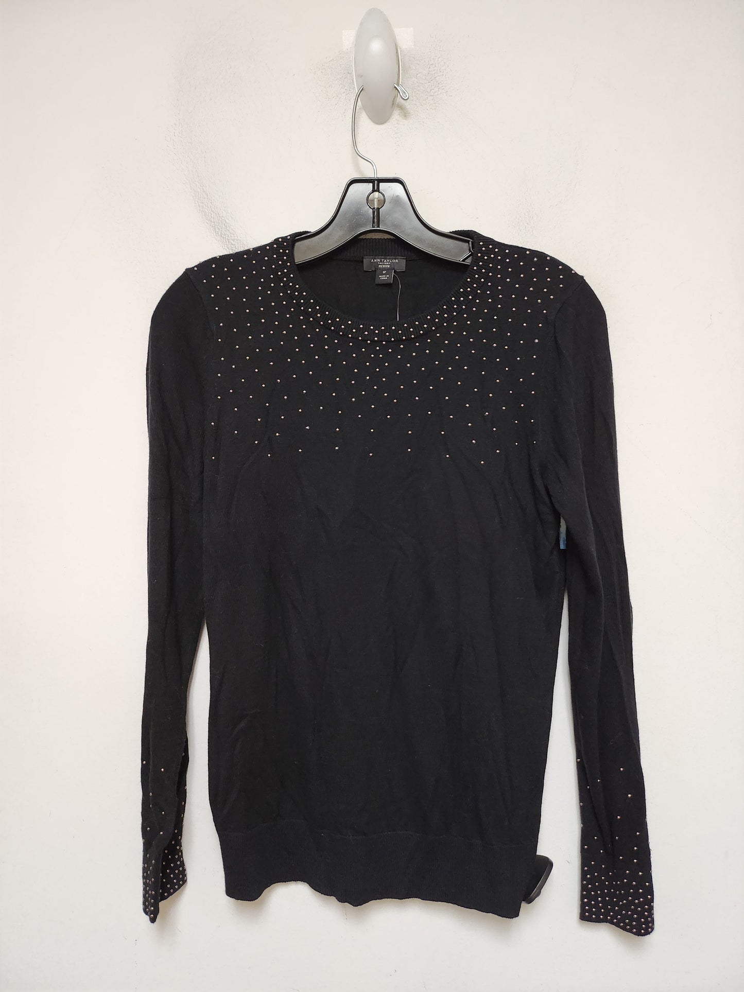 Top Long Sleeve By Ann Taylor In Black, Size: Sp