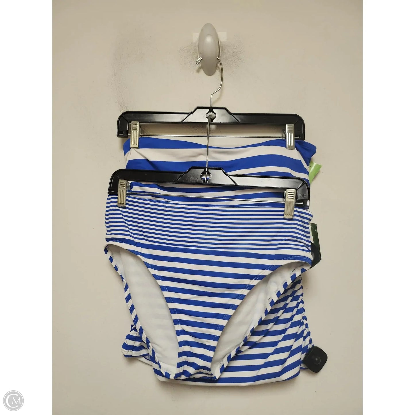 Swimsuit 2pc By Tommy Bahama In Striped Pattern, Size: M