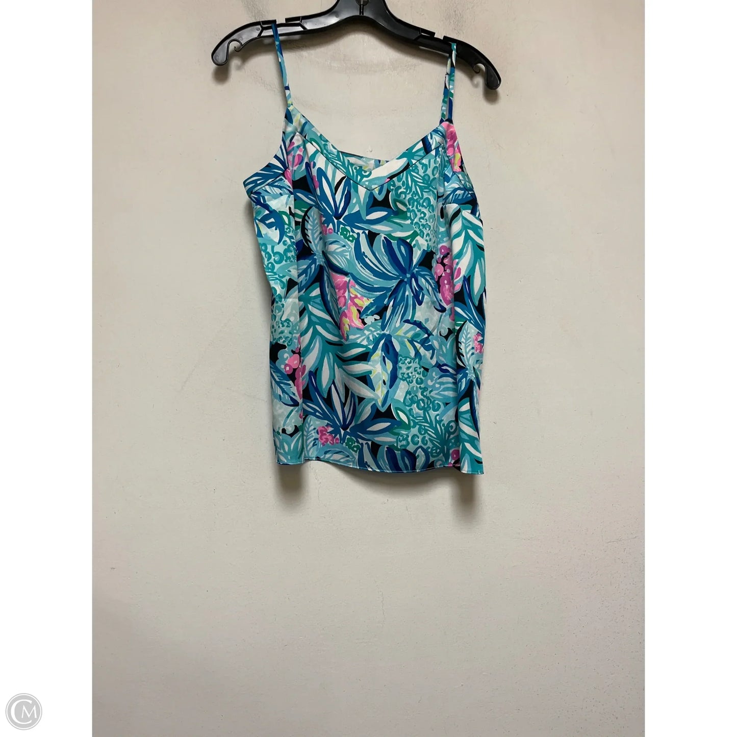 Top Sleeveless Designer By Lilly Pulitzer In Floral Print, Size: M