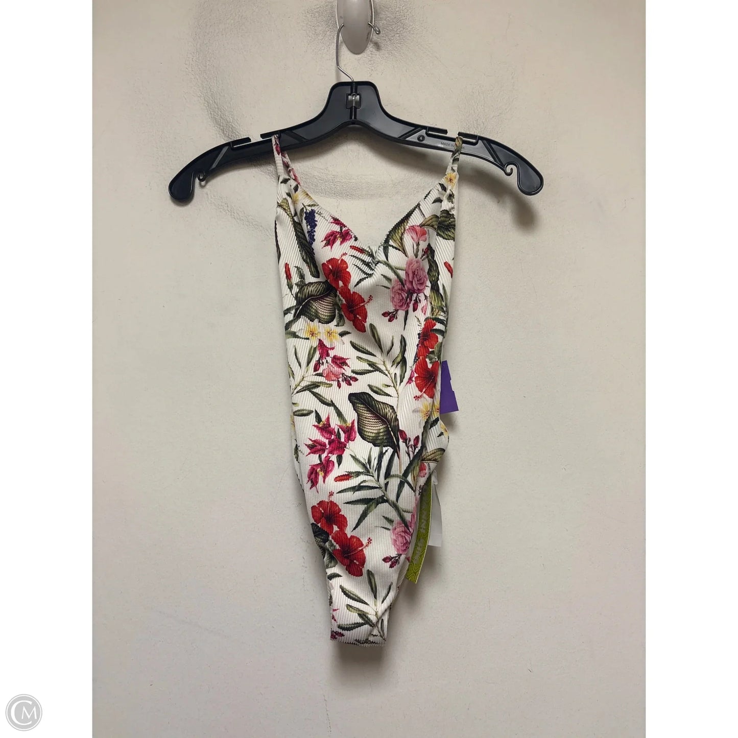 Swimsuit By Gianni Bini In Tropical Print, Size: M