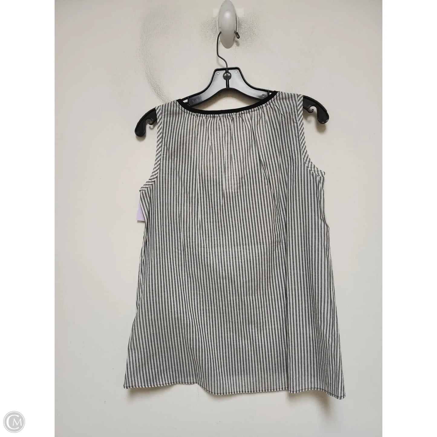 Top Sleeveless By Loft In Striped Pattern, Size: Xs