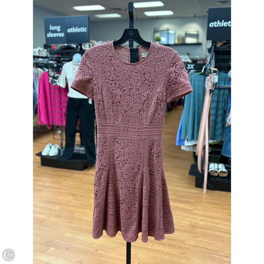 Dress Luxury Designer By Burberry In Mauve, Size: 2