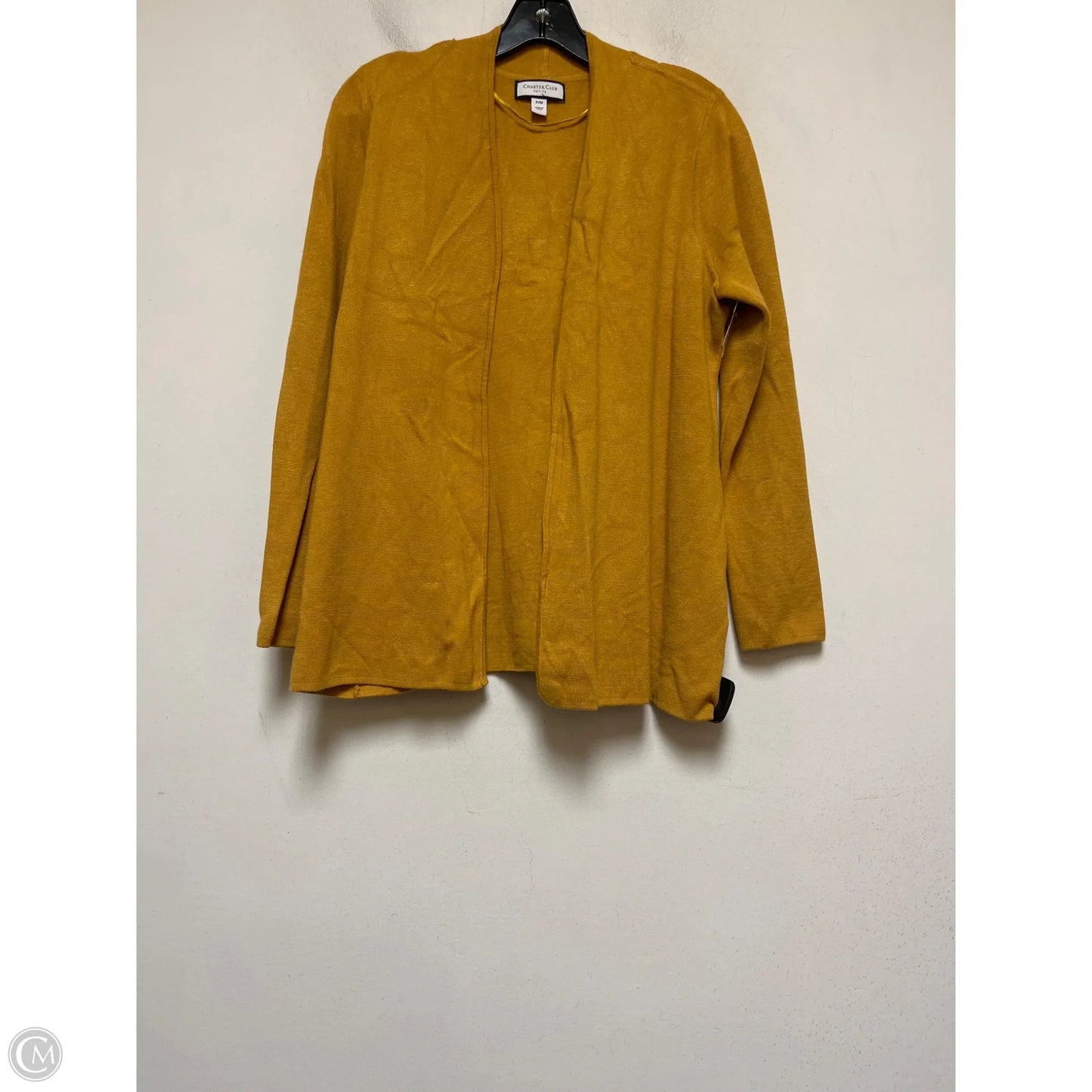 Cardigan By Charter Club In Yellow, Size: M