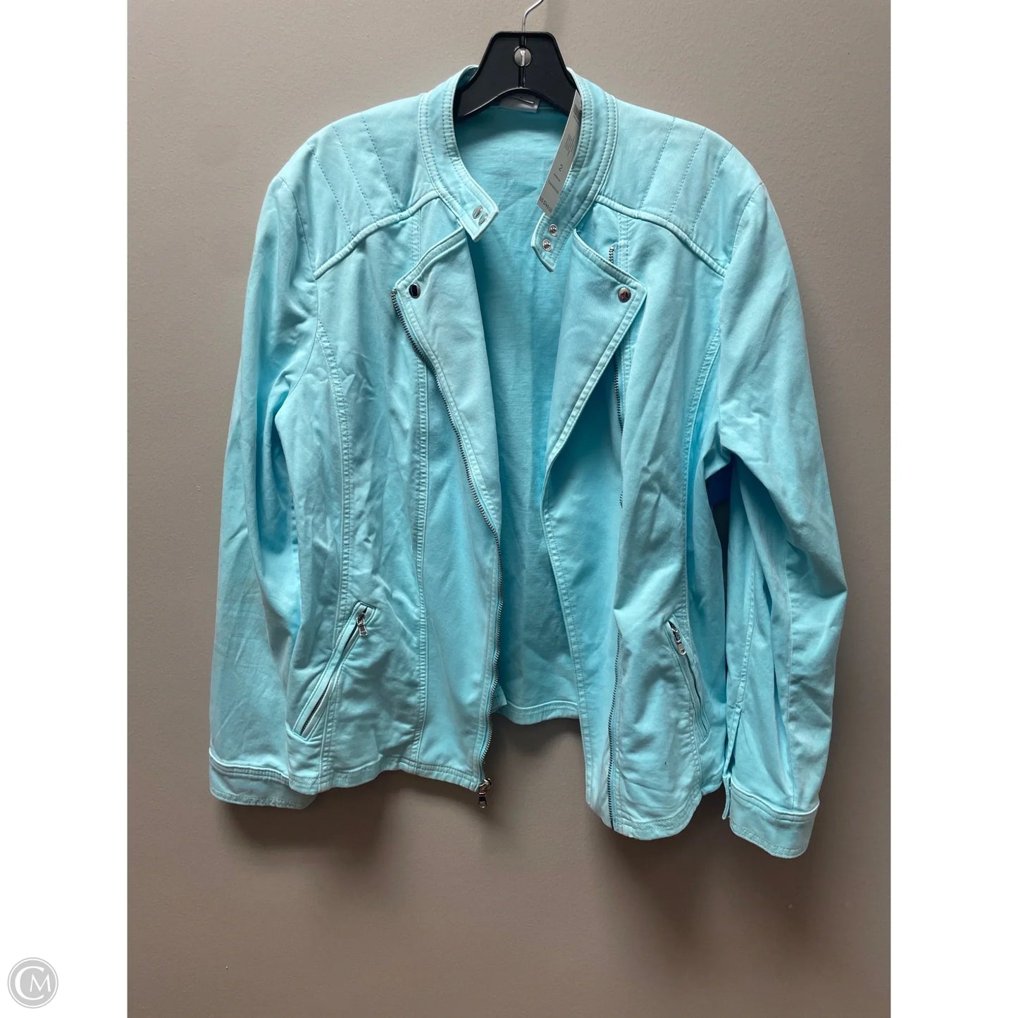 Jacket Other By Chicos In Blue, Size: L