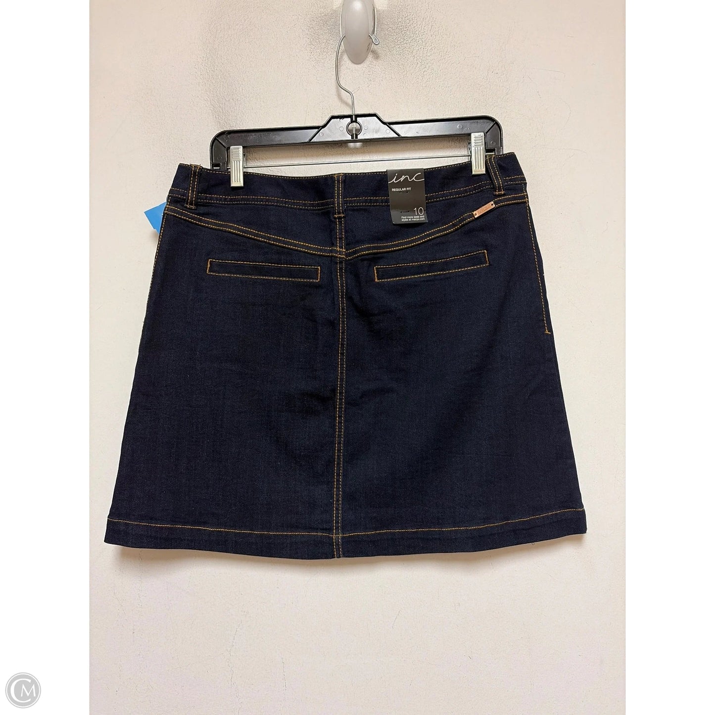Skirt Mini & Short By Inc In Blue Denim, Size: 10