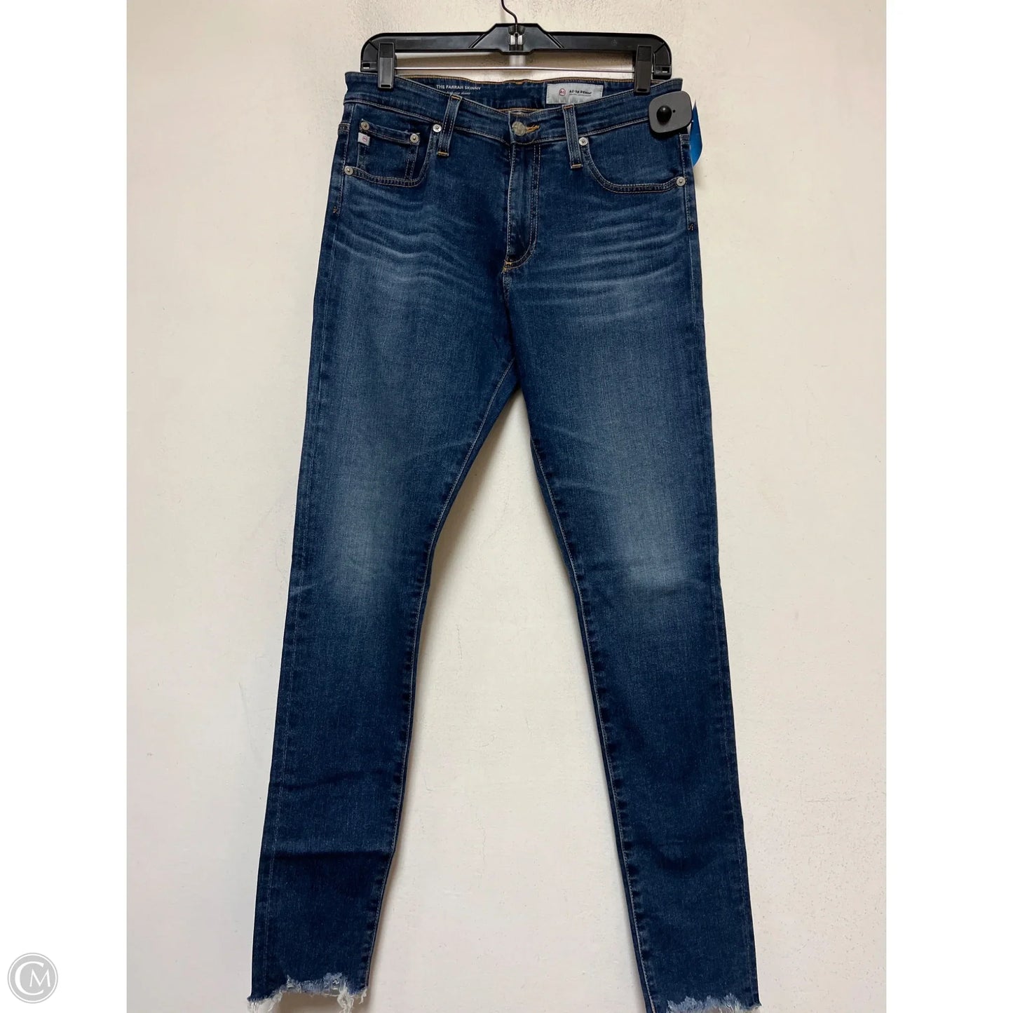 Jeans Skinny By Adriano Goldschmied In Blue Denim, Size: 6