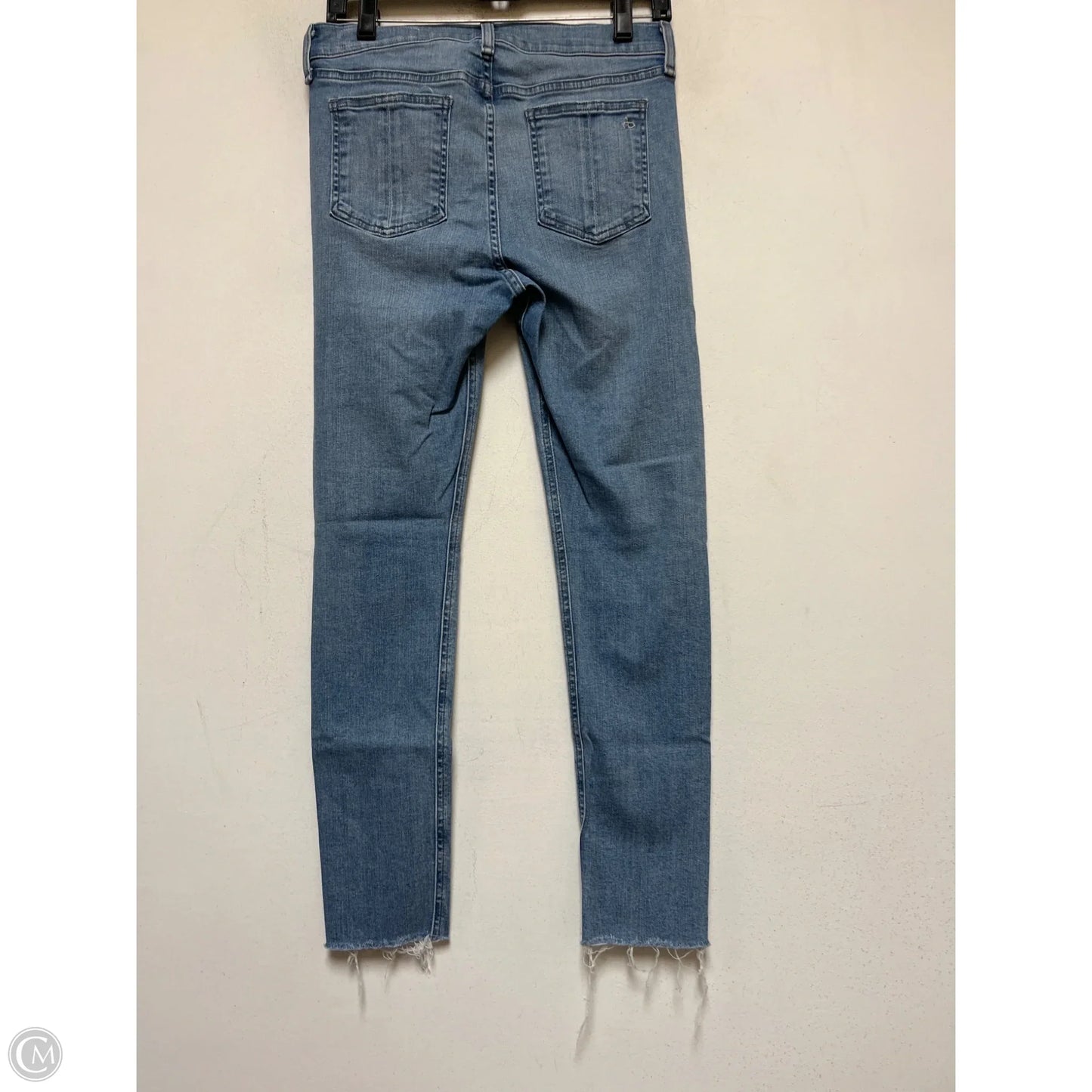 Jeans Skinny By Rag And Bone In Blue Denim, Size: 6