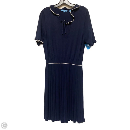 Dress Casual Midi By Draper James In Blue, Size: Xl