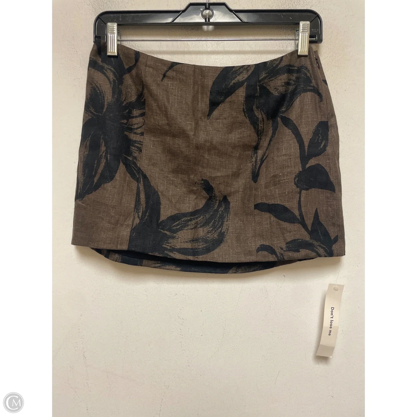 Skirt Mini & Short By Reformation In Black & Brown, Size: 0
