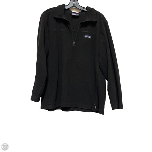 Sweatshirt Collar By Patagonia In Black, Size: L