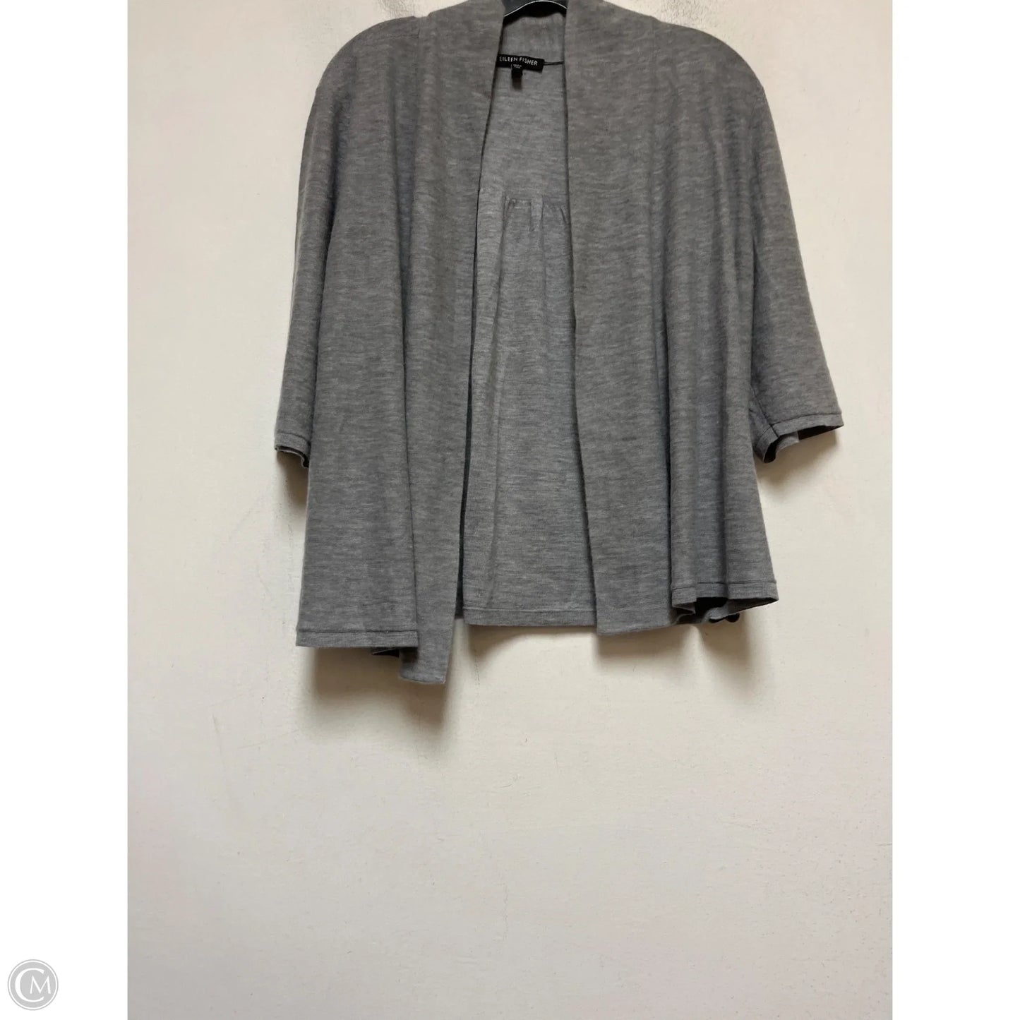 Top Long Sleeve By Eileen Fisher In Grey, Size: Xl