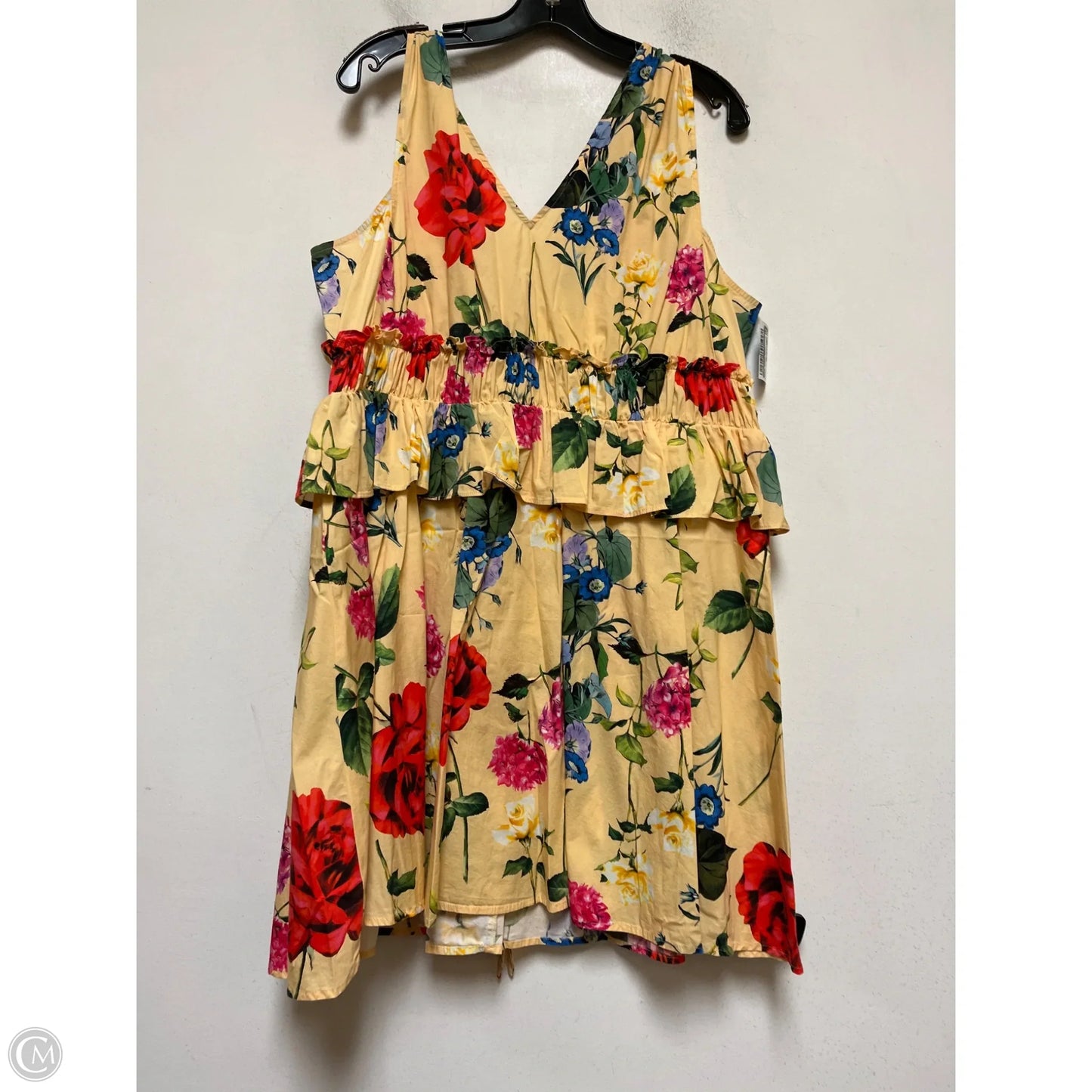 Dress Casual Short By Express In Floral Print, Size: Xl