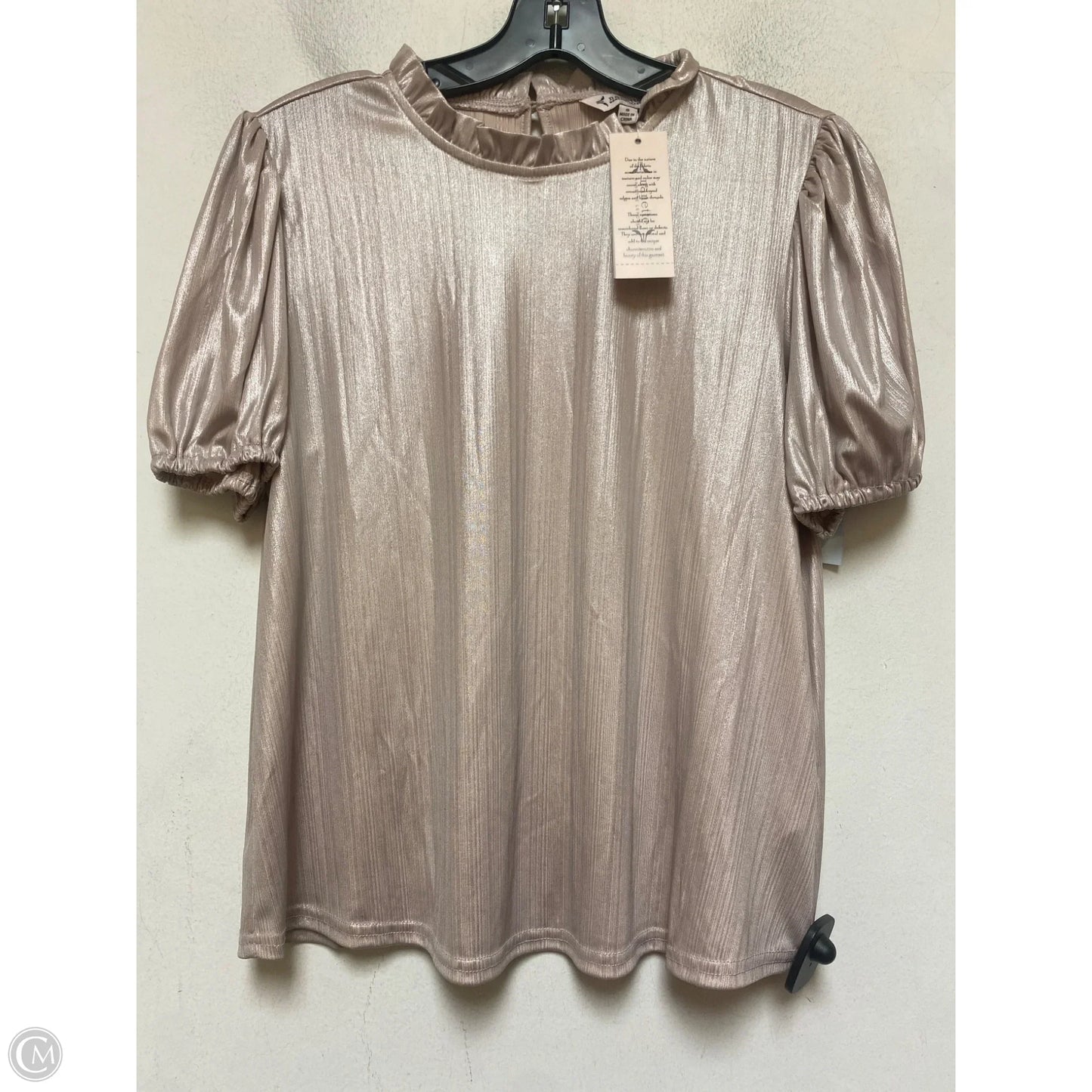 Top Short Sleeve By Nanette By Nanette Lepore In Pink, Size: S
