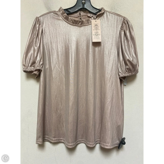 Top Short Sleeve By Nanette By Nanette Lepore In Pink, Size: S