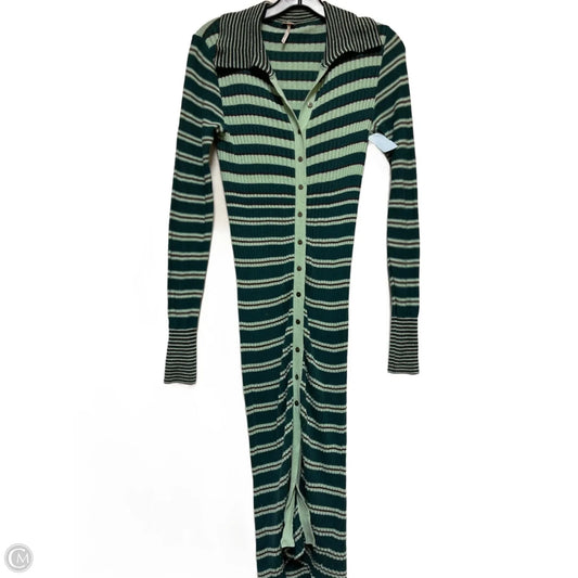 Dress Casual Maxi By Free People In Striped Pattern, Size: Xs