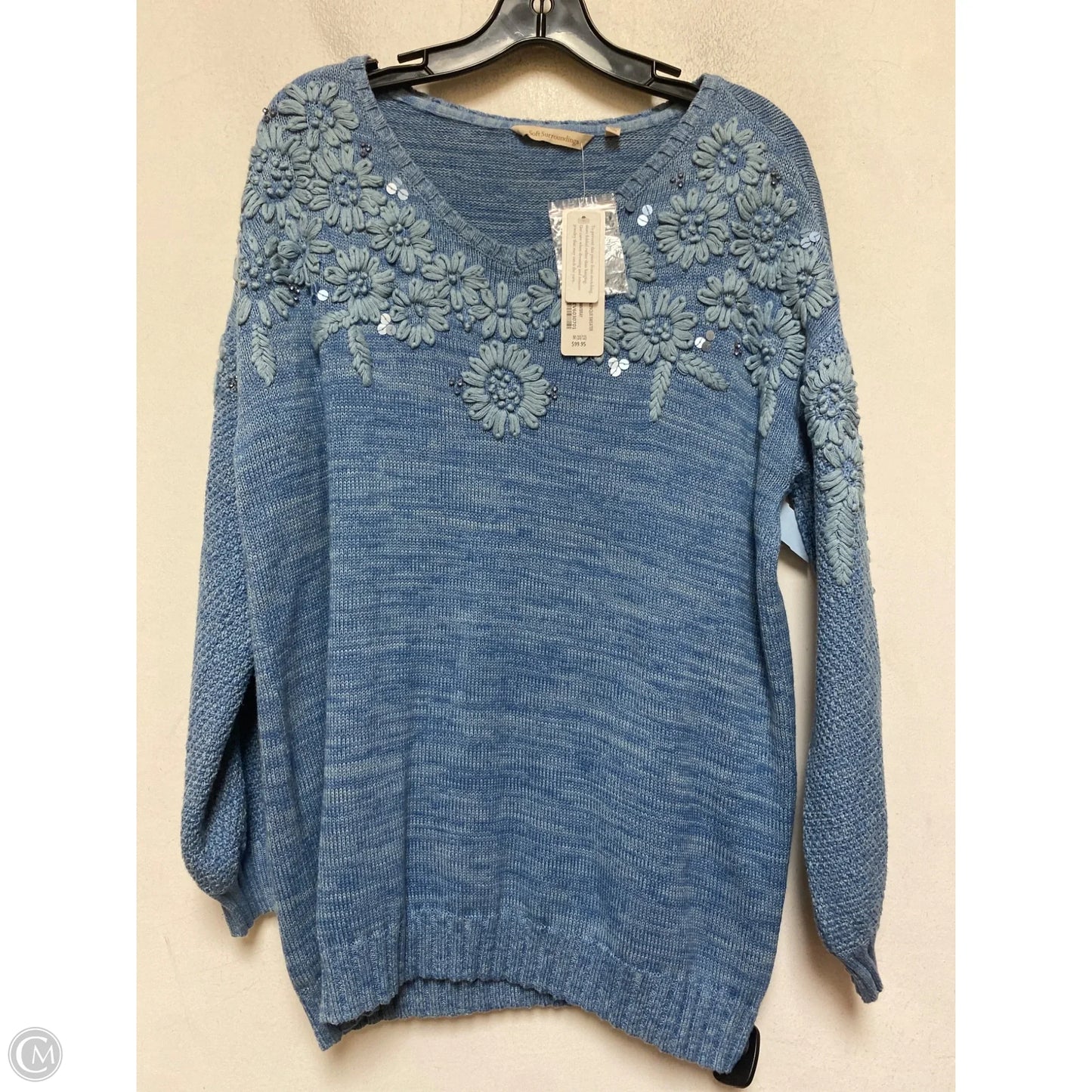 Sweater By Soft Surroundings In Blue, Size: M