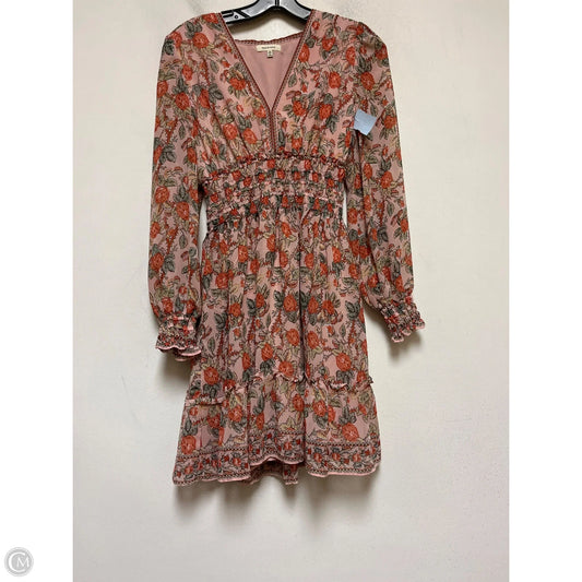Dress Casual Short By Max Studio In Floral Print, Size: Xs