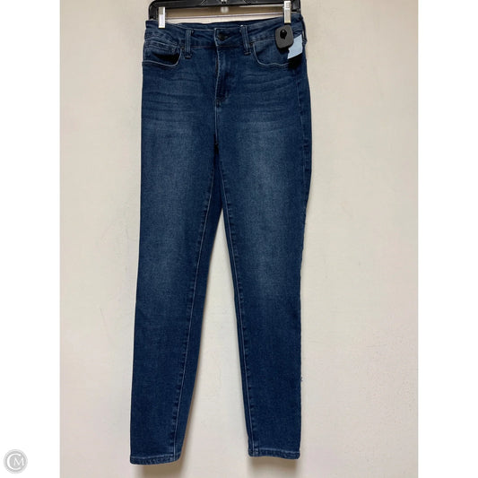 Jeans Skinny By Max Studio In Blue Denim, Size: 6