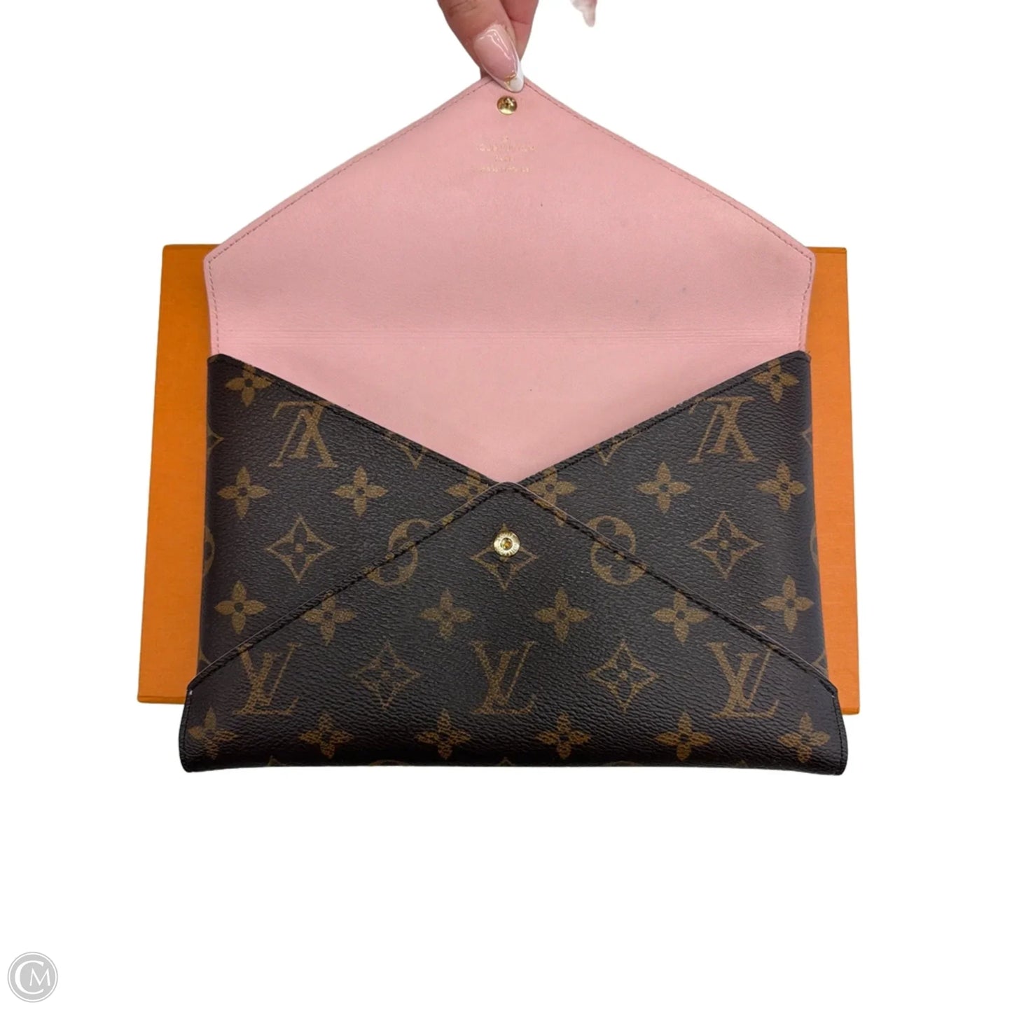 Clutch Luxury Designer By Louis Vuitton, Size: Medium