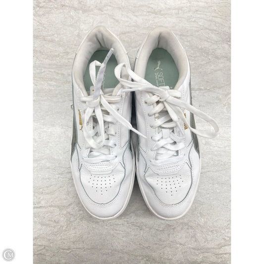 Shoes Sneakers Platform By Puma In Green & White, Size: 8
