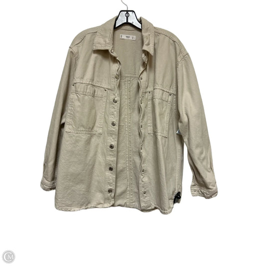 Jacket Denim By Mng In Tan Denim, Size: M