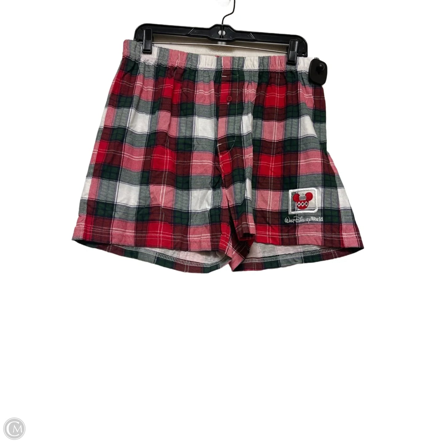 Pajama Pants By Disney Store In Plaid Pattern, Size: M