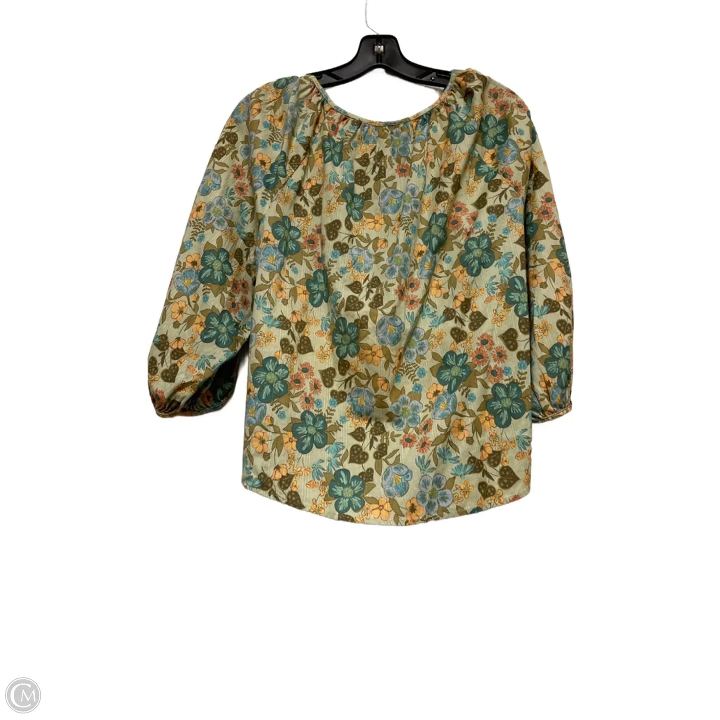 Top Long Sleeve By Ana In Floral Print, Size: M