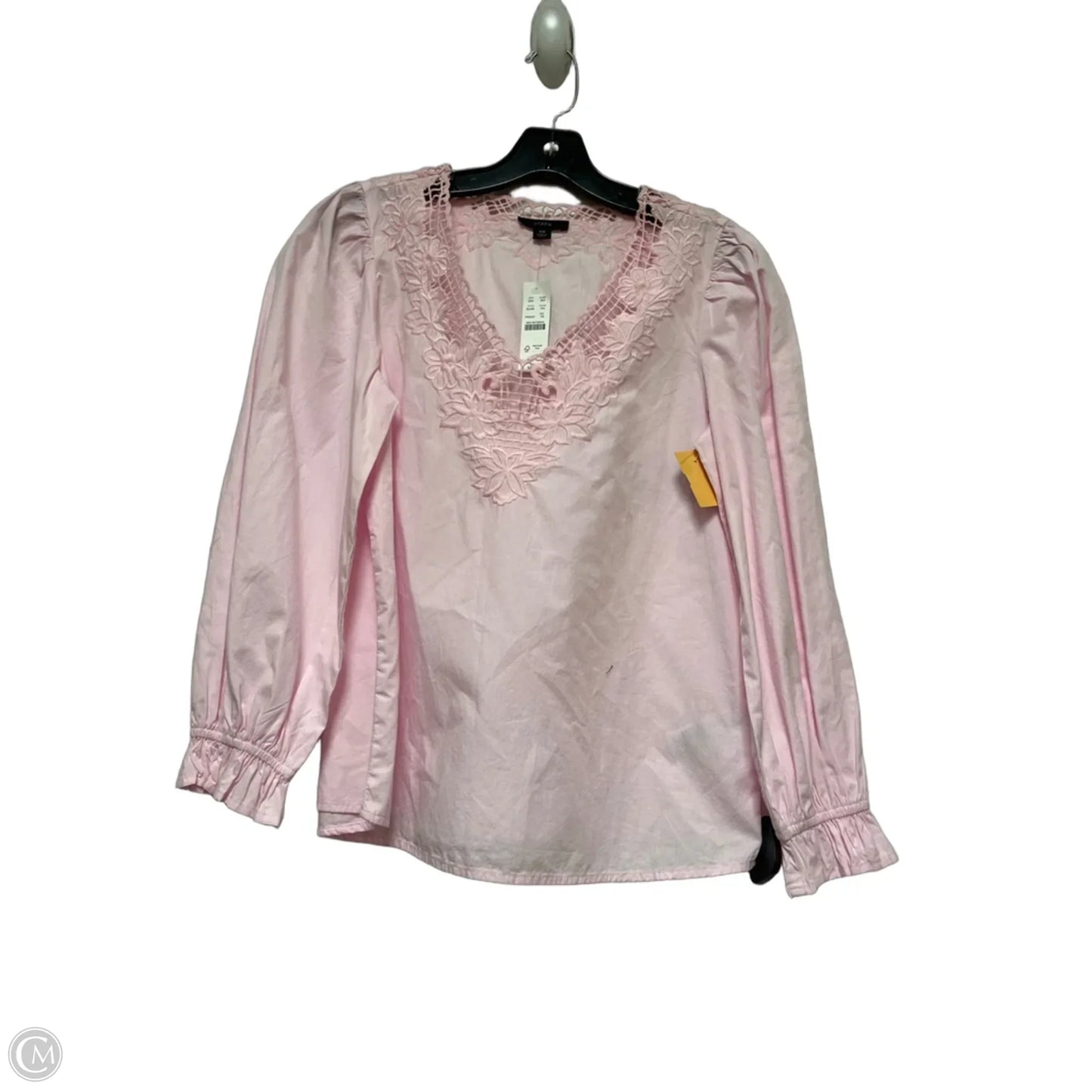Top Long Sleeve By J. Crew In Pink, Size: Xs