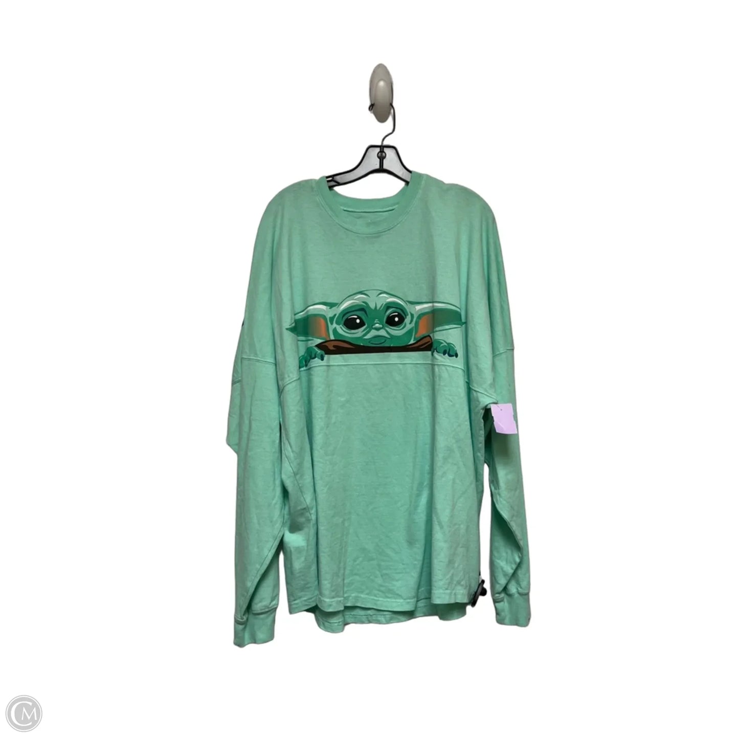Top Long Sleeve By Disney Store In Green, Size: L