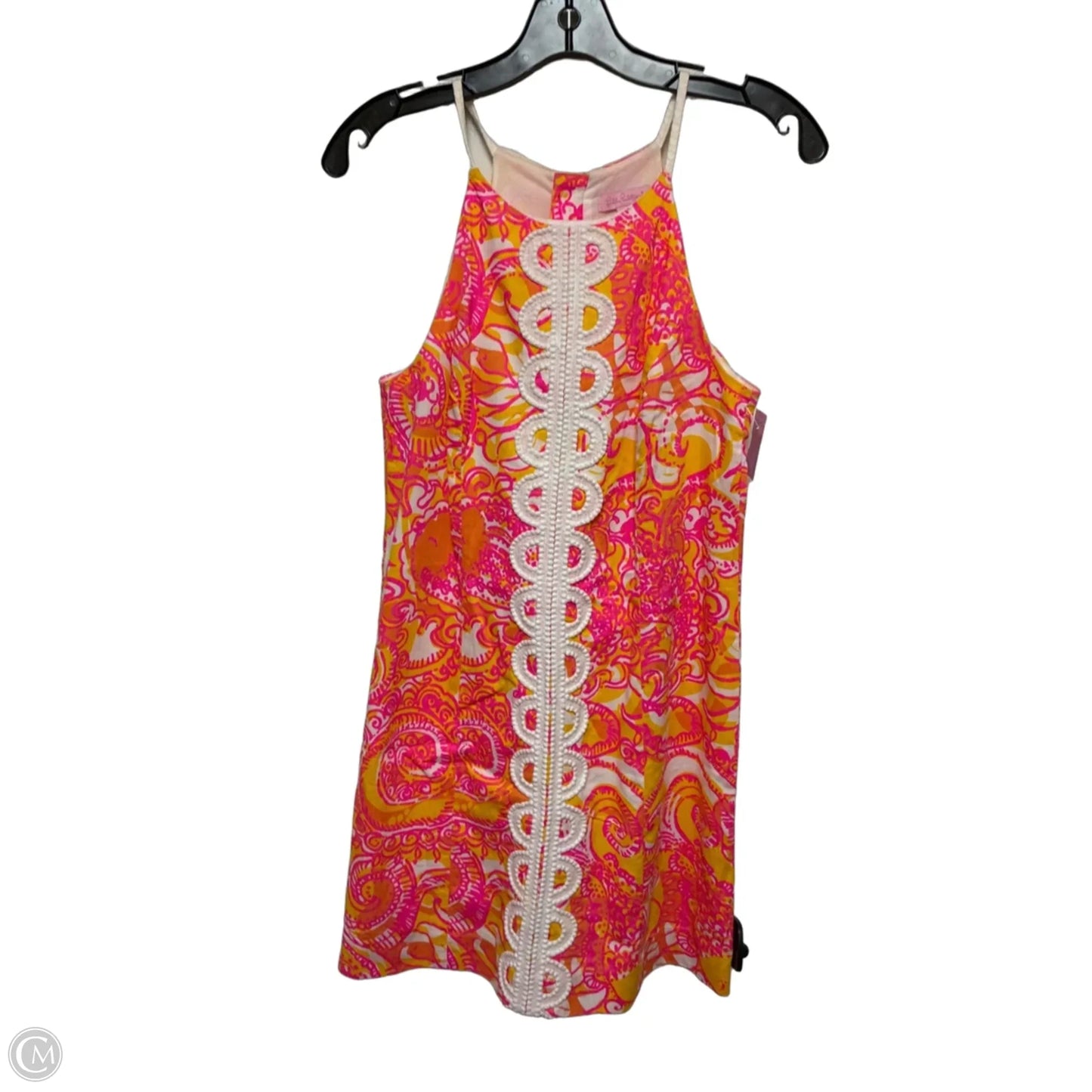 Dress Designer By Lilly Pulitzer In Orange & Pink, Size: S