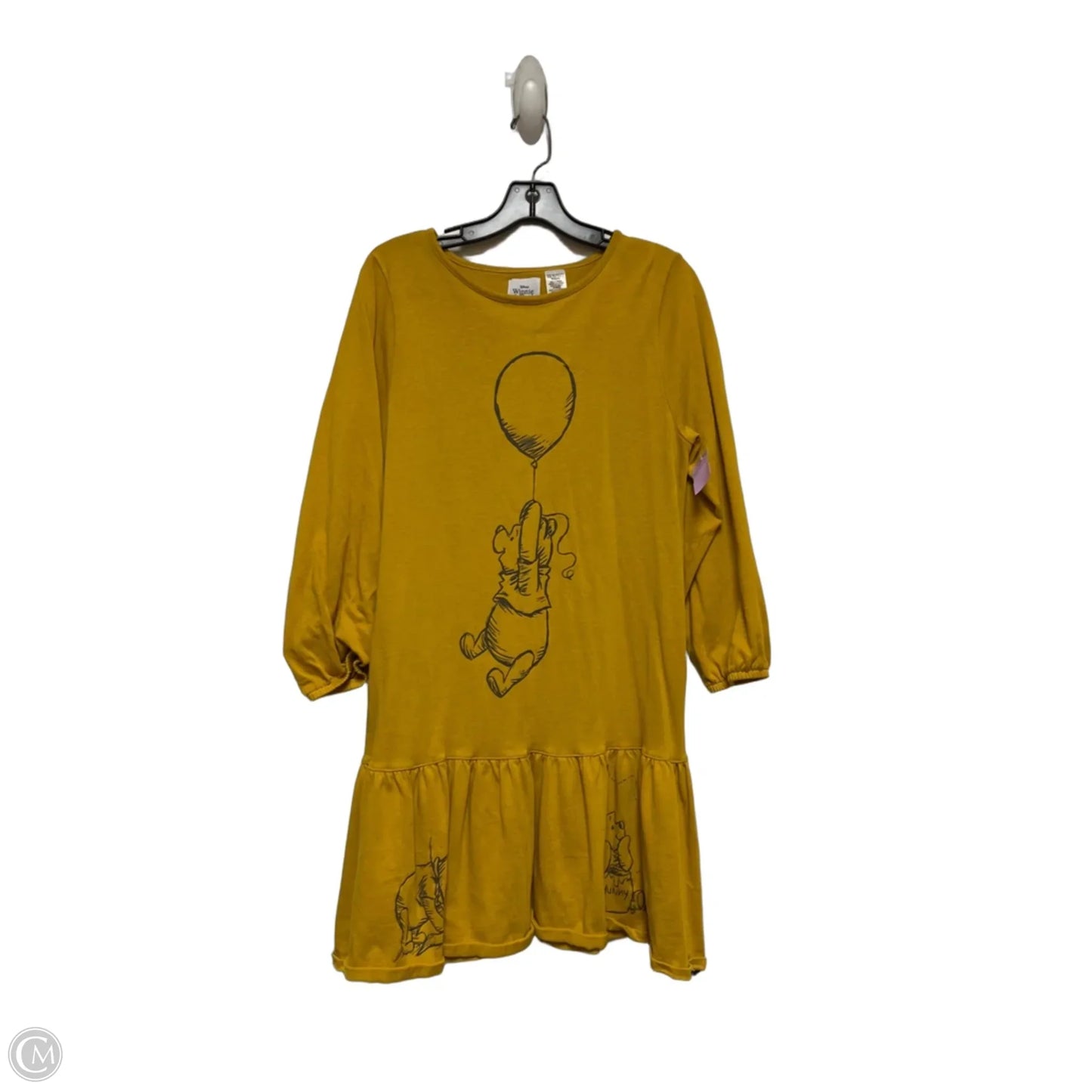 Dress Casual Short By Disney In Yellow, Size: M