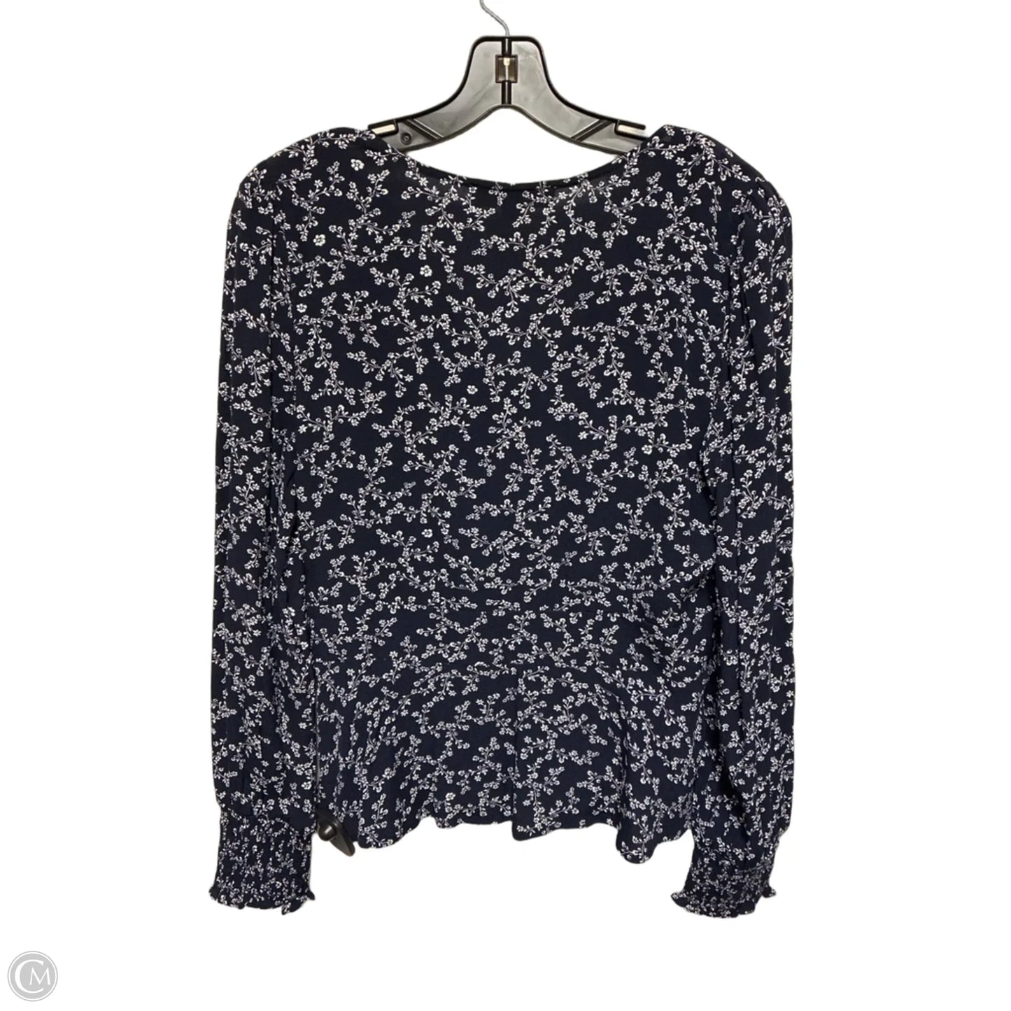 Top Long Sleeve By Loft In Floral Print, Size: S