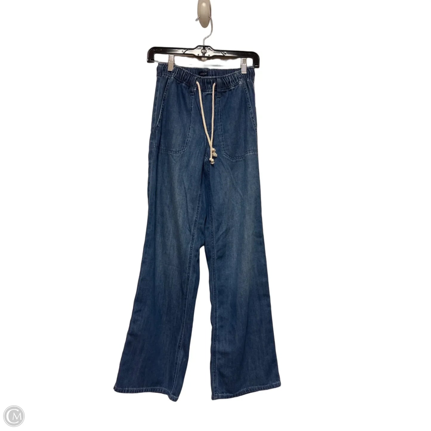 Jeans Straight By J. Crew In Blue Denim, Size: 2