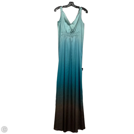 Dress Casual Maxi By White House Black Market In Blue & Brown, Size: S