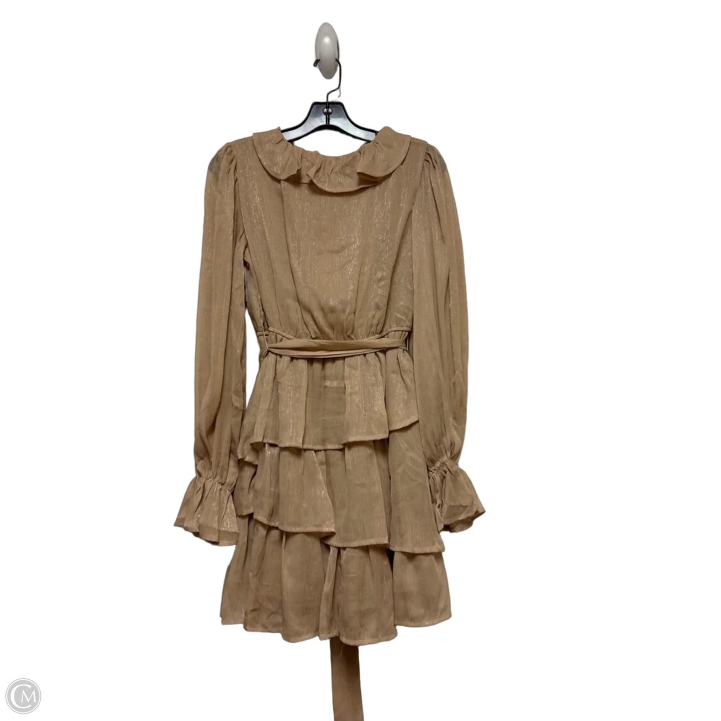 Dress Casual Short By By The River In Tan, Size: S