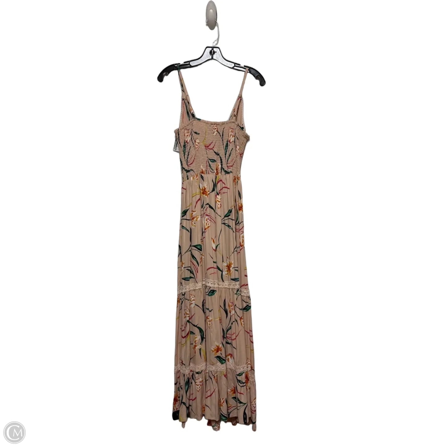 Dress Casual Maxi By Angie In Floral Print, Size: L