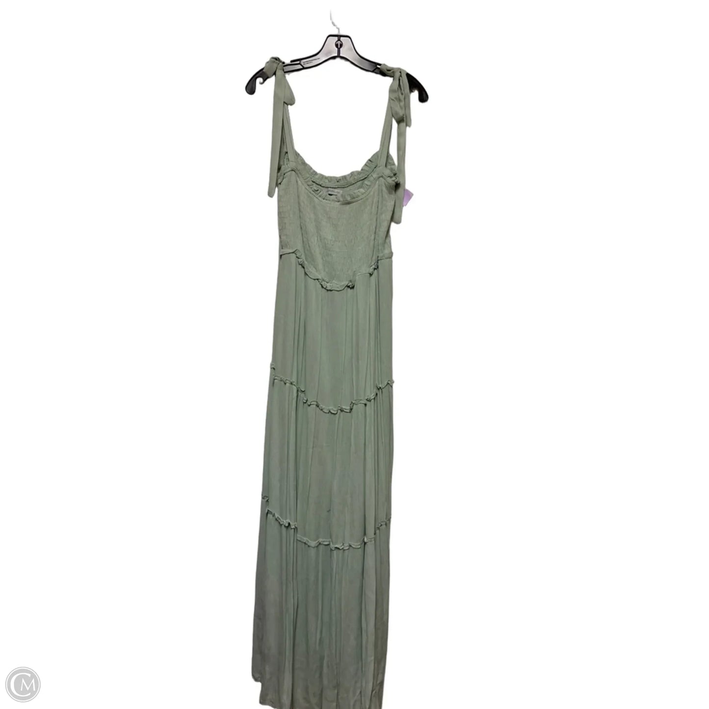 Dress Casual Maxi By Miss Sparkling In Green, Size: Xl