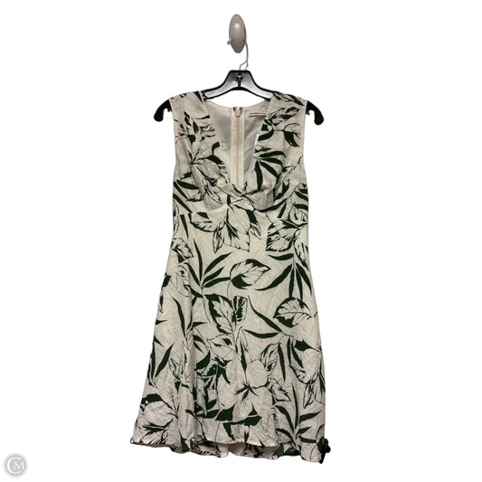 Dress Casual Short By Abercrombie And Fitch In Green & White, Size: S