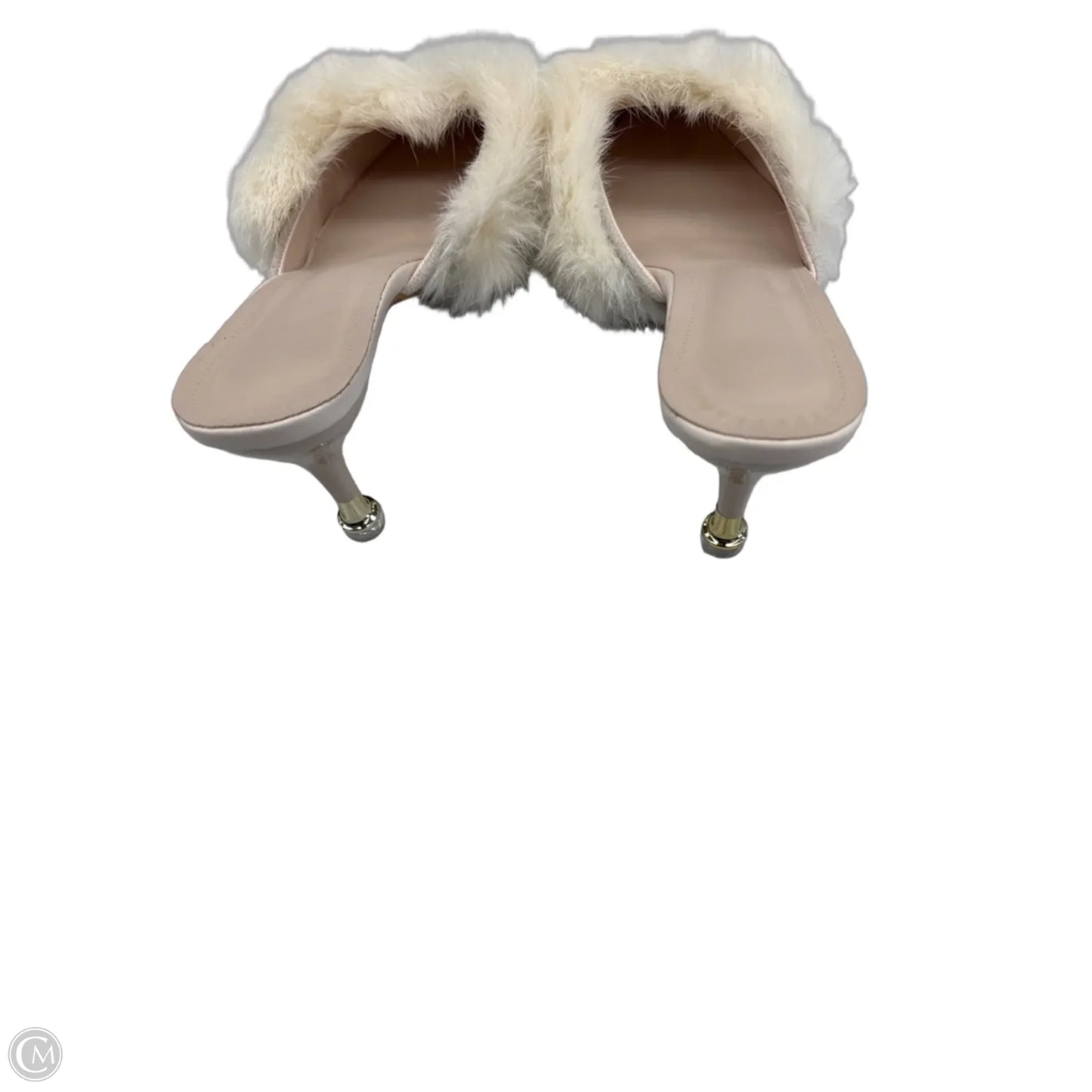 Shoes Heels Kitten By Clothes Mentor In Cream, Size: 10