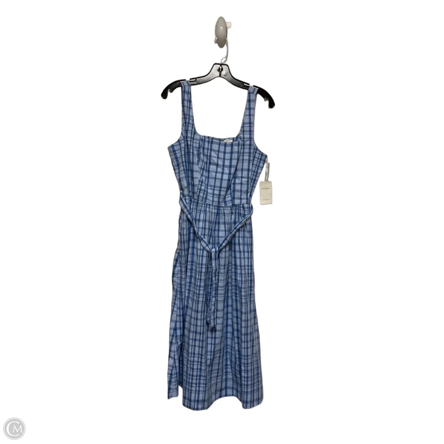 Dress Casual Midi By Free Assembly In Plaid Pattern, Size: L