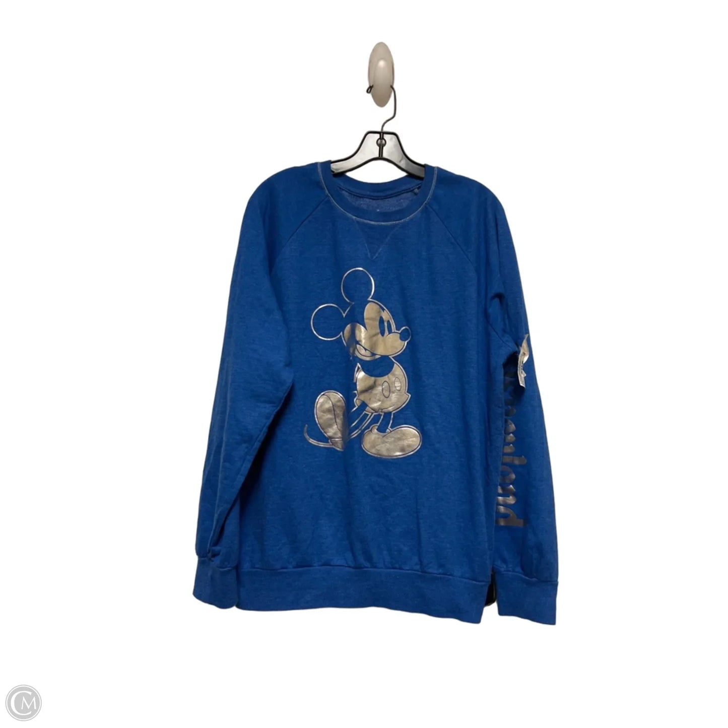 Sweatshirt Crewneck By Disney Store In Blue, Size: M