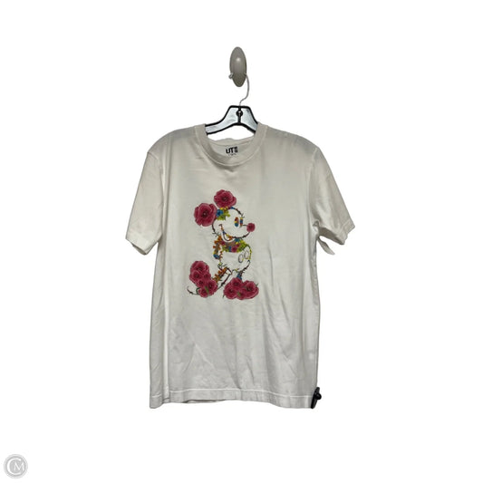 Top Short Sleeve Basic By Uniqlo In White, Size: S